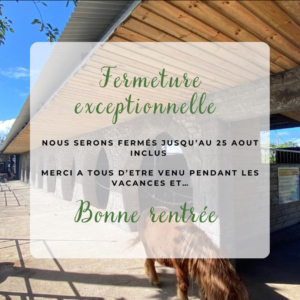 Chers amis Palssade, Après avoir été à vos côtés tout au long de vacances nous prenons une petite pause cette semaine. Merci de tout cœur pour votre fidélité et d'avoir choisi de nous rendre visite durant ses vacances. Nous vous souhaitons une excellente rentrée et avons hâte de vous retrouver.